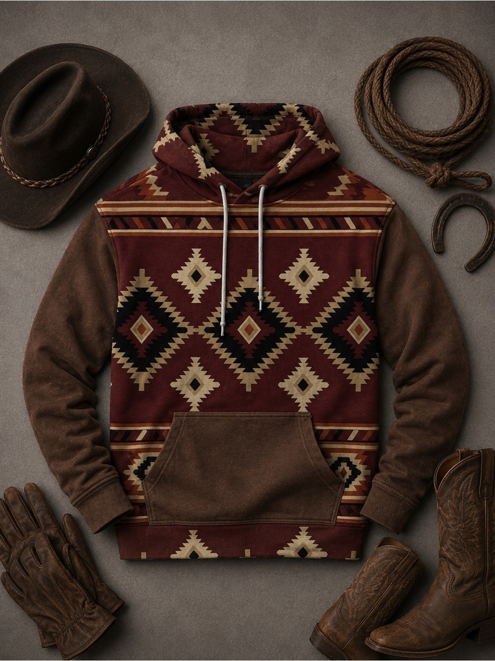 3/$50 “New" Vintage Men's Riding Hoodie